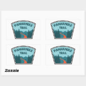 Sticker Rectangulaire Piste Panhandle (Feuille)