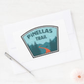Sticker Rectangulaire Piste Pinellas (Enveloppe)