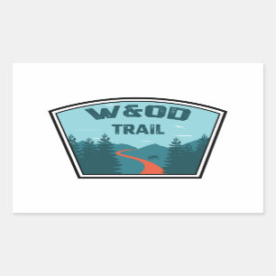 Sticker Rectangulaire Piste W&OD