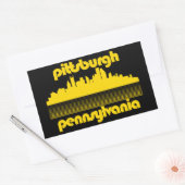 Sticker Rectangulaire Pittsburgh Pennsylvanie (Enveloppe)