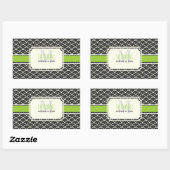 Sticker Rectangulaire PixDezines balance des trellis/do-it-yourself coul (Feuille)