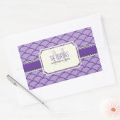 Sticker Rectangulaire PixDezines do-it-yourself couleurs/écailles trelli (Enveloppe)