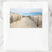 Sticker Rectangulaire Plage calme (Sac)