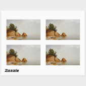 Sticker Rectangulaire Plage de Beverly (Feuille)