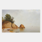 Sticker Rectangulaire Plage de Beverly (Devant)