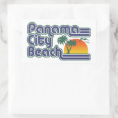 Sticker Rectangulaire Plage de Panama City (Sac)