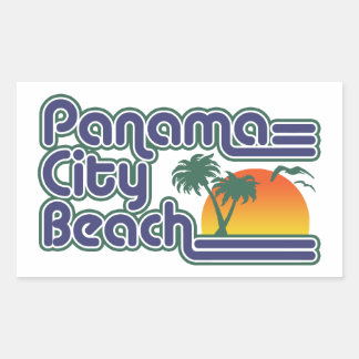 Sticker Rectangulaire Plage de Panama City