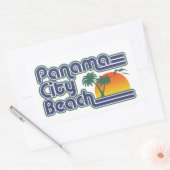 Sticker Rectangulaire Plage de Panama City (Enveloppe)