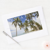 Sticker Rectangulaire Plage de Punta Cana | République dominicaine (Enveloppe)