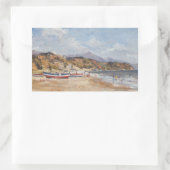 Sticker Rectangulaire Plage et montagnes Nerja 2001 (Sac)