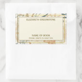 Sticker Rectangulaire Plage nautique Auteur Signature Plaque (Sac)