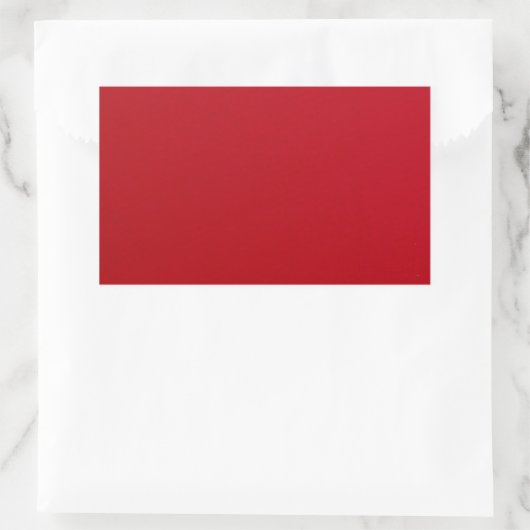 Sticker Rectangulaire Plain (Sac)