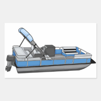 Sticker Rectangulaire plaisir ponton