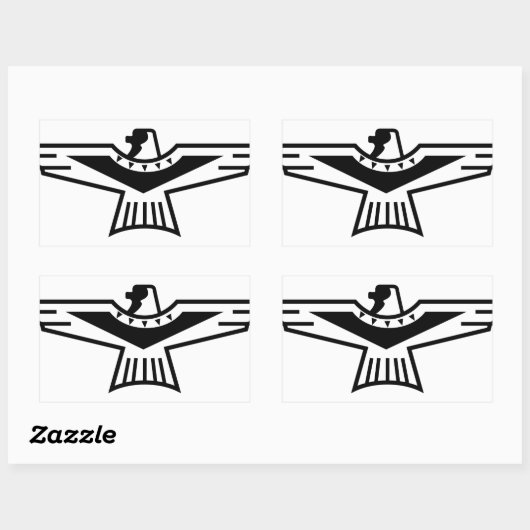 Sticker Rectangulaire Plan Thunderbird (Feuille)