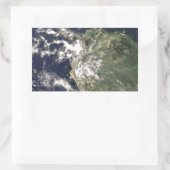 Sticker Rectangulaire Planète Terre (Sac)