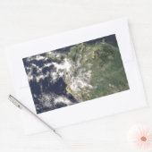 Sticker Rectangulaire Planète Terre (Enveloppe)