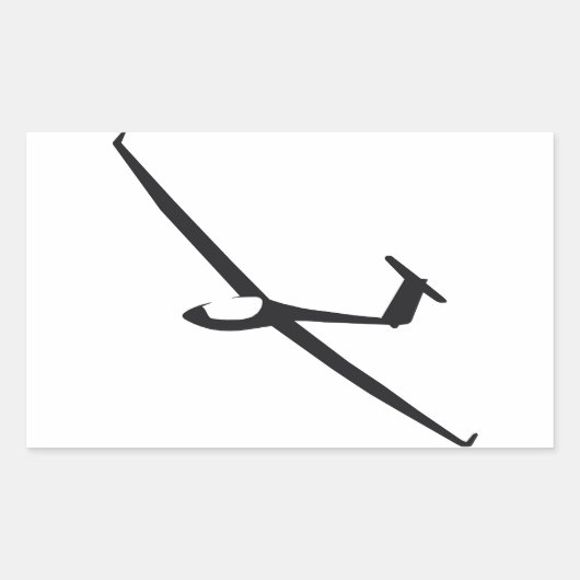 Sticker Rectangulaire Planeur (Devant)