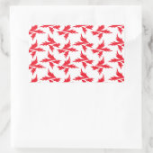 Sticker Rectangulaire plante botanique (Sac)