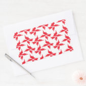 Sticker Rectangulaire plante botanique (Enveloppe)