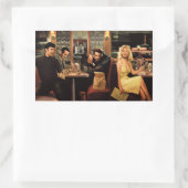 Sticker Rectangulaire Plaque bleue (Sac)