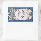Sticker Rectangulaire Plaque bleue de Marie Antoinette (Sac)