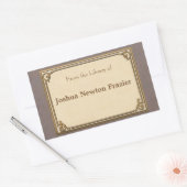 Sticker Rectangulaire Plaque d'antiquité minimaliste (Enveloppe)