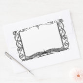 Sticker Rectangulaire Plaque d'autocollant de livre intégrée (Enveloppe)