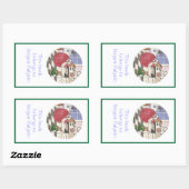 Sticker Rectangulaire Plaque de livre Baking Bund (Feuille)