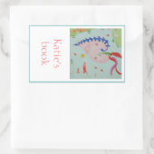 Sticker Rectangulaire Plaque de réservation Garden Heart (Sac)