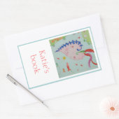 Sticker Rectangulaire Plaque de réservation Garden Heart (Enveloppe)