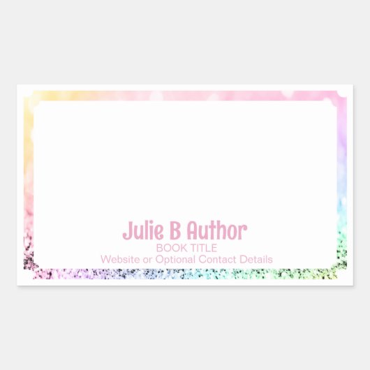 Sticker Rectangulaire Plaque de signalisation du carnet de Parties scint (Devant)
