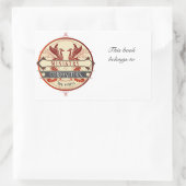 Sticker Rectangulaire Plaque du Ministère des Curiosités (Sac)