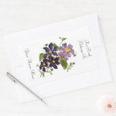 Sticker Rectangulaire Plaque florale (Enveloppe)