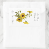 Sticker Rectangulaire Plaque florale (Sac)