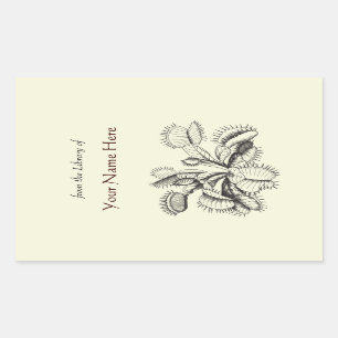 Sticker Rectangulaire Plaque Vénus Flytrap