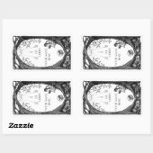 Sticker Rectangulaire Plaques de livres Ex Libris (Feuille)