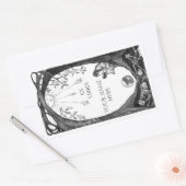 Sticker Rectangulaire Plaques de livres Ex Libris (Enveloppe)