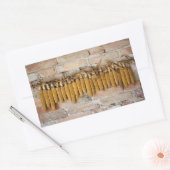 Sticker Rectangulaire Plaques de maïs séchées (Enveloppe)