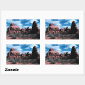 Sticker Rectangulaire Plateau du Colorado (Feuille)