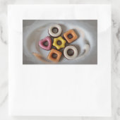 Sticker Rectangulaire Plateau en argent (Sac)