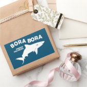 Sticker Rectangulaire Plongée De Requin À Bora Bora (Cadeaux)