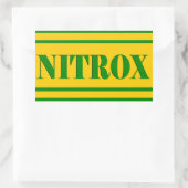 STICKER RECTANGULAIRE PLONGÉE NITROX LOGO NITROX PLONGÉE NITROX - (Sac)