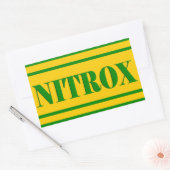 STICKER RECTANGULAIRE PLONGÉE NITROX LOGO NITROX PLONGÉE NITROX - (Enveloppe)