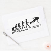 Sticker Rectangulaire Plongée Plongée Eau Sport Evolution Art (Enveloppe)
