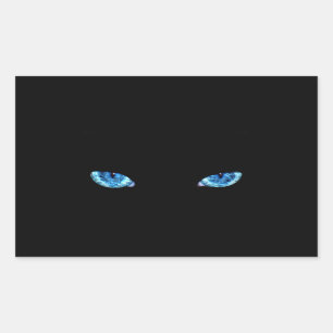 Sticker Rectangulaire Plots réflectorisés de noir bleu