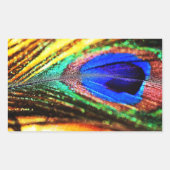 Sticker Rectangulaire Plume de Shirley Taylor (Devant)