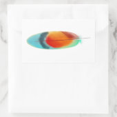 Sticker Rectangulaire Plumes (Sac)