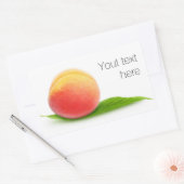 Sticker Rectangulaire Pocher sur une feuille (Enveloppe)