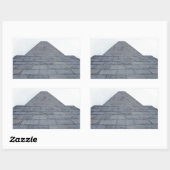 Sticker Rectangulaire Point élevé (Feuille)