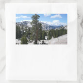 Sticker Rectangulaire Point III d'Olmsted dans le parc national Yosemite (Sac)